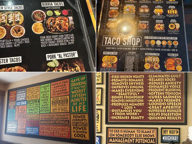 Made In Mexico Newmarket Menu