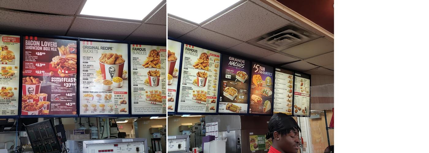 KFC Menu