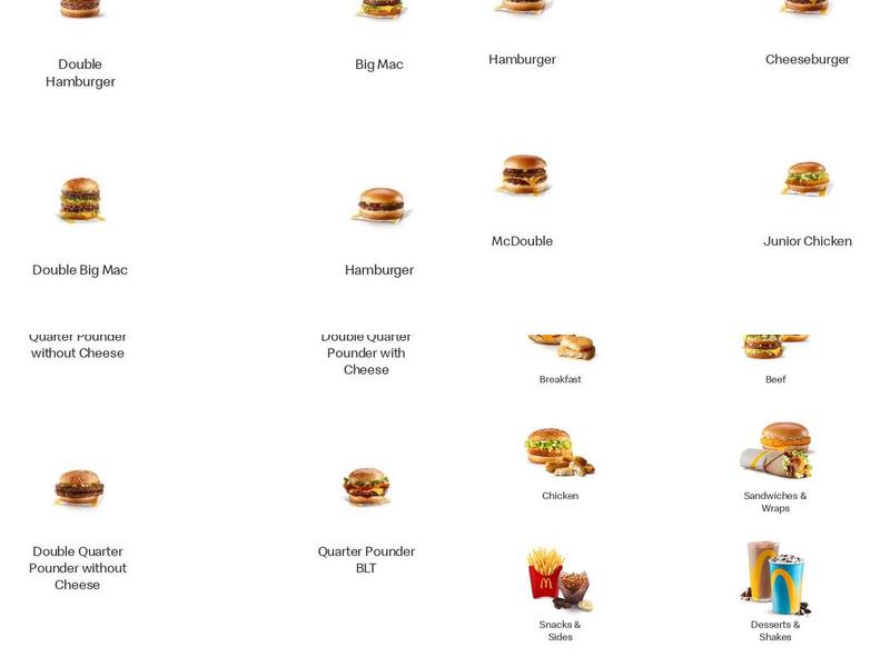 McDonald’s Menu
