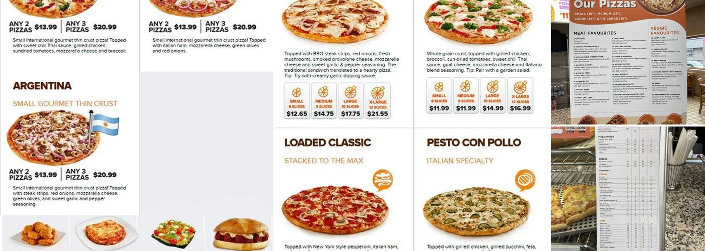 Pizza Pizza Menu