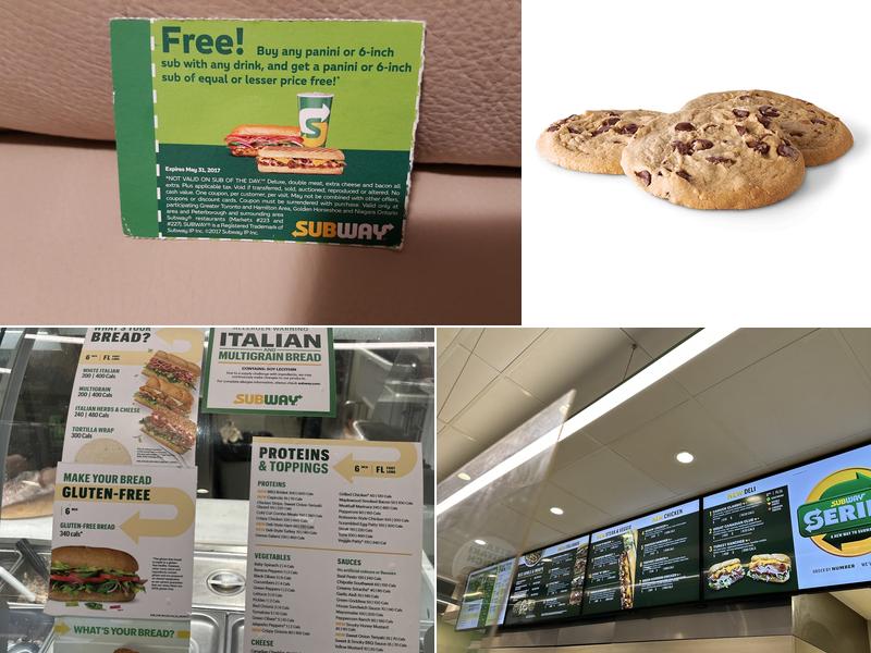 Subway Menu