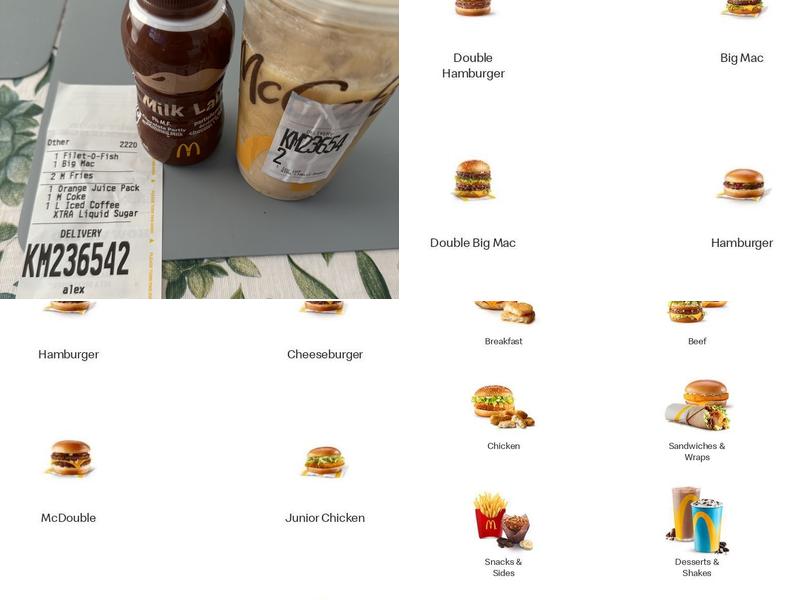 McDonald's Menu