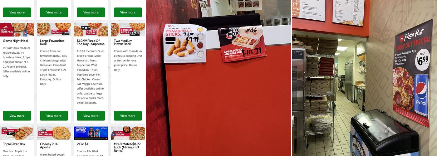 Pizza Hut Menu