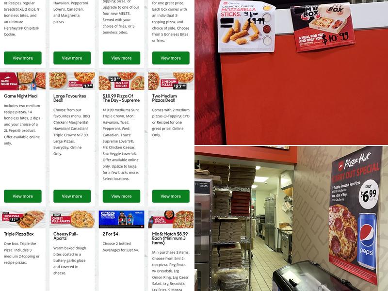 Pizza Hut Menu