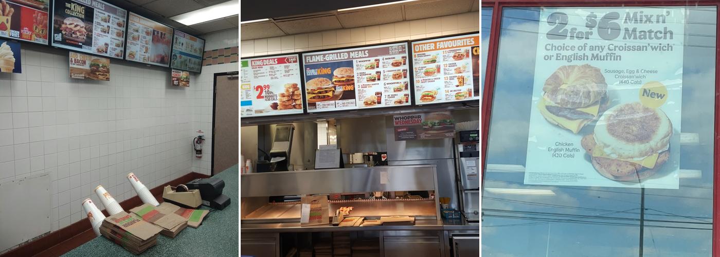 Burger King Menu