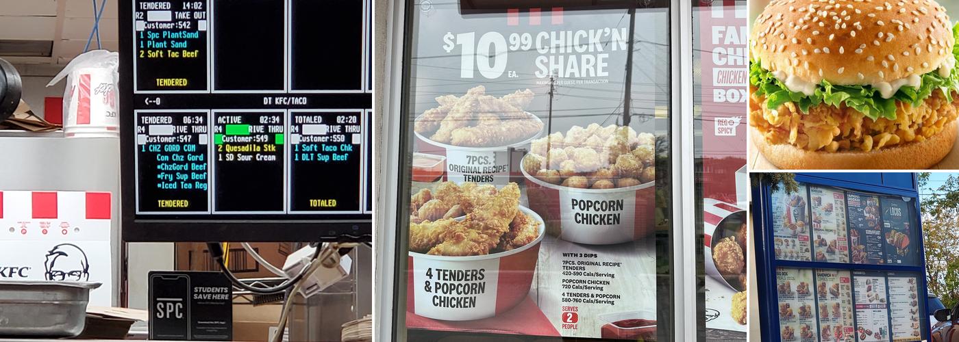 KFC Menu