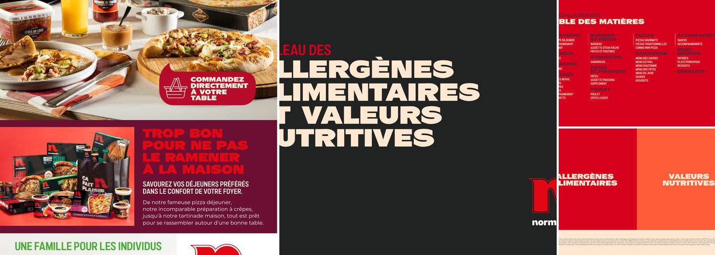 Restaurant Normandin Boul. Ste-Anne Menu