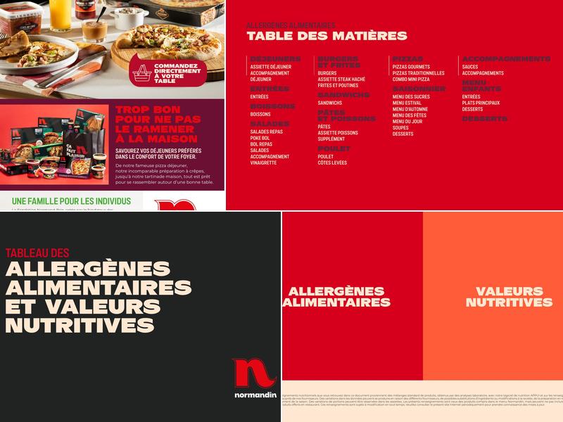 Restaurant Normandin Boul. Ste-Anne Menu