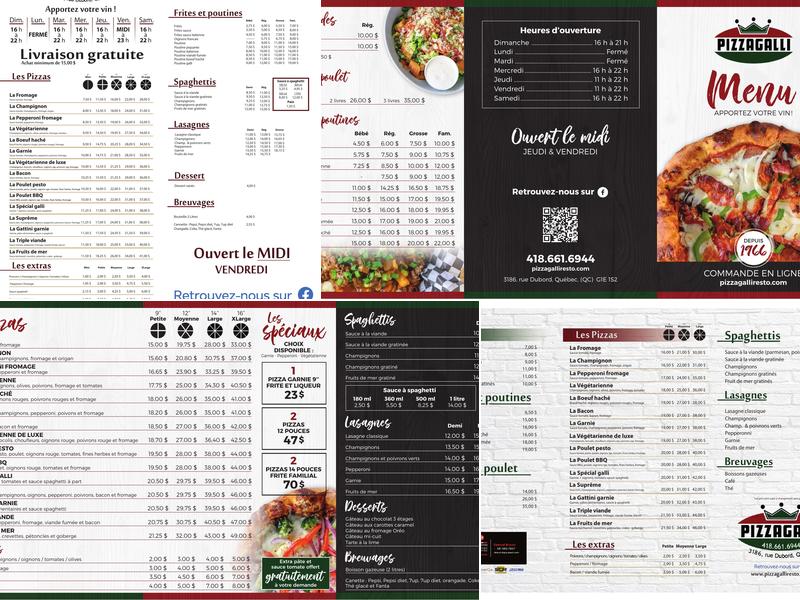 Pizzagalli Giffard Enr Menu