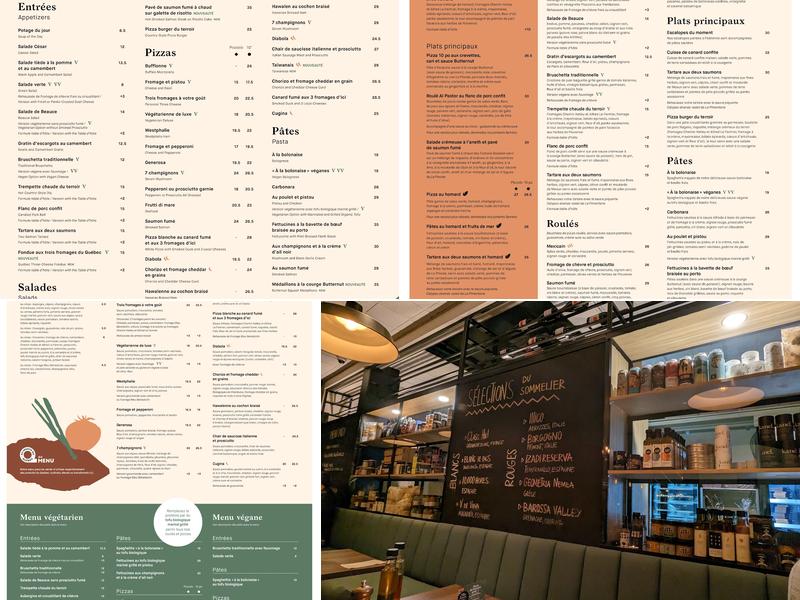 La Piazzetta Charlesbourg Menu