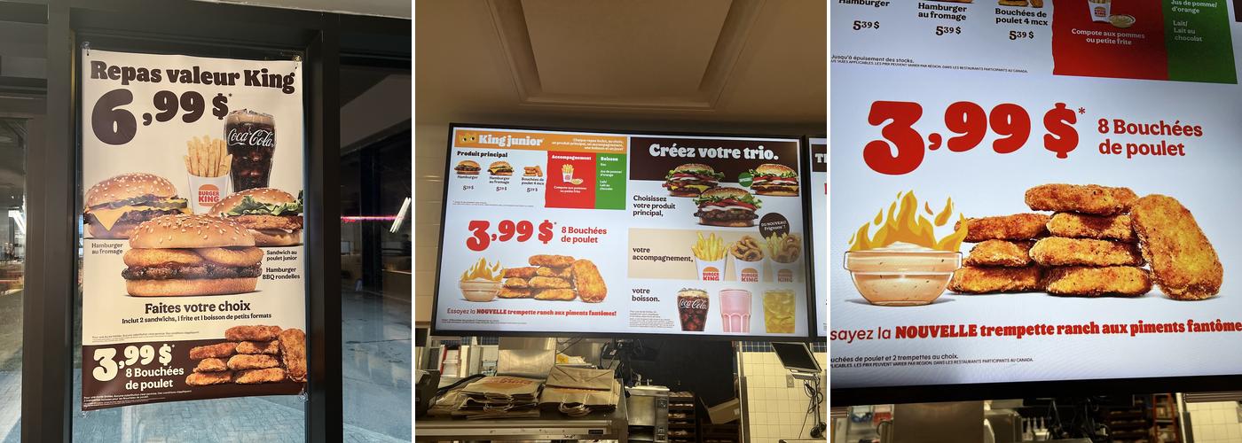 McDonald's Menu