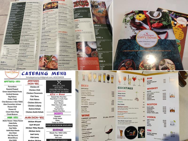 Himalayan Curry House Menu