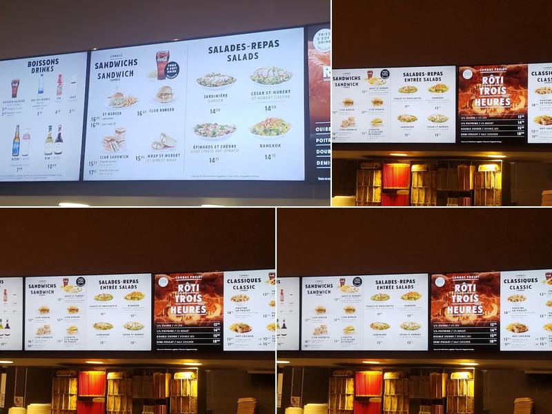 Express St-Hubert Menu