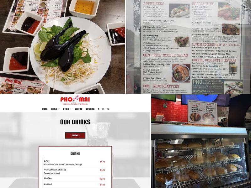 Pho Mai Dinkytown Menu