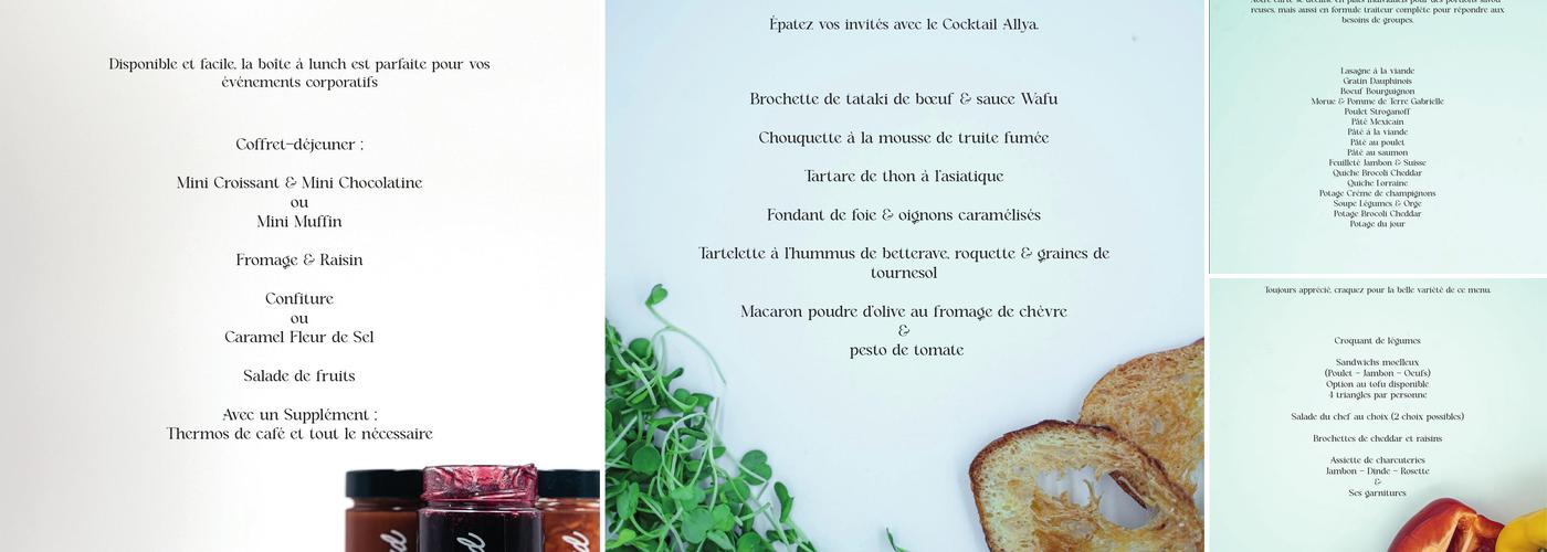 Paillard - Neufchâtel Menu