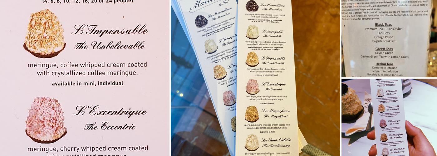 Aux Merveilleux de Fred Menu