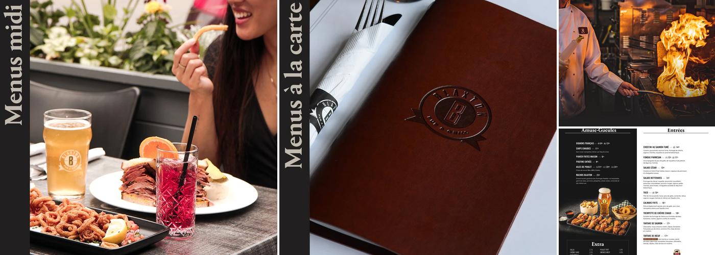 Blaxton Cartier Menu