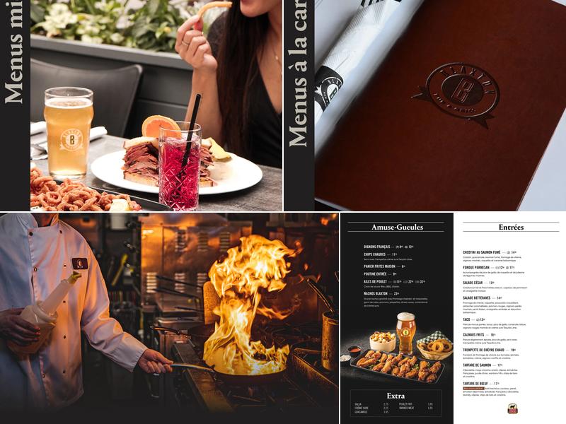 Blaxton Cartier Menu