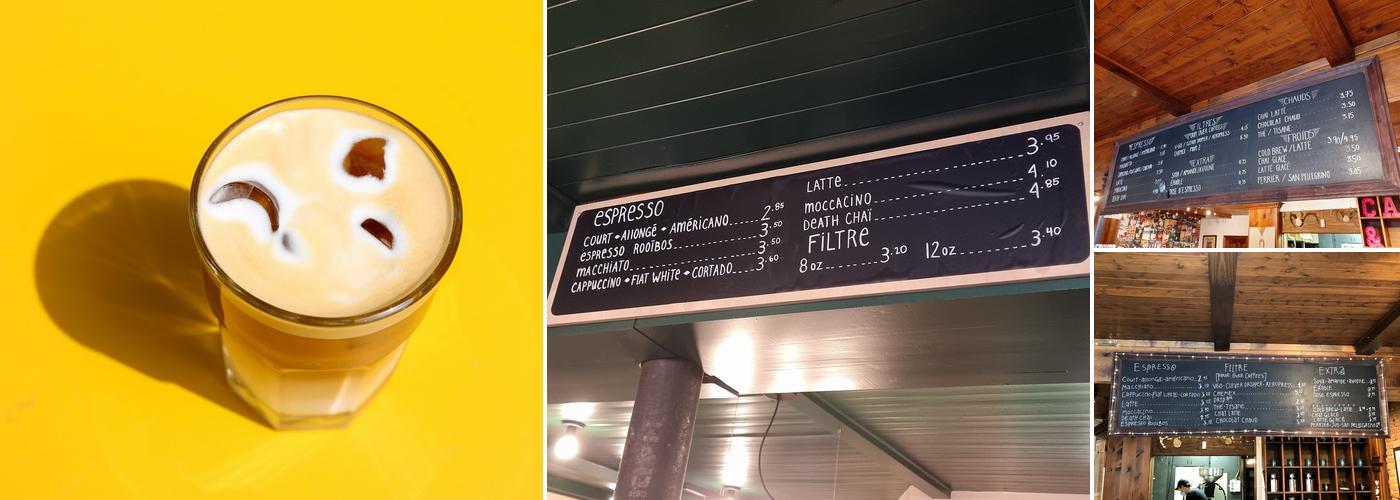 Cantook Micro Torréfaction Menu