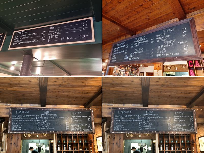 Cantook Micro Torréfaction Menu