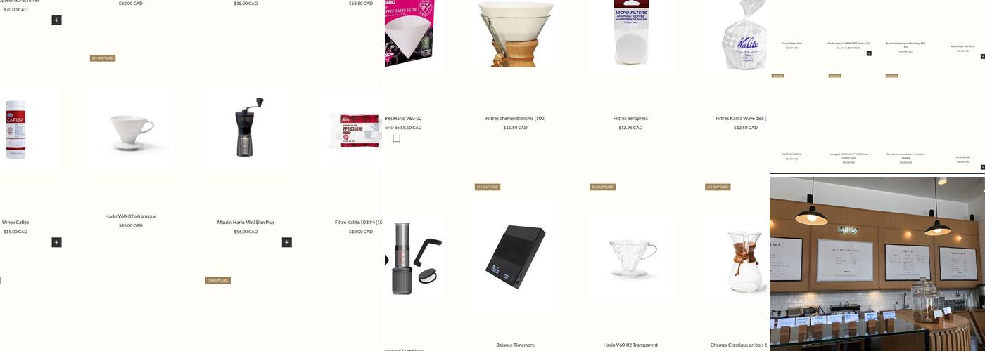 Café Saint-Henri (Saint-Roch) Menu