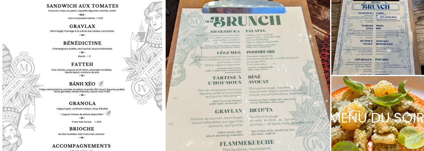 Maelstrøm Saint-Roch Menu