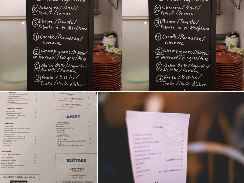 Le Renard et la Chouette Menu