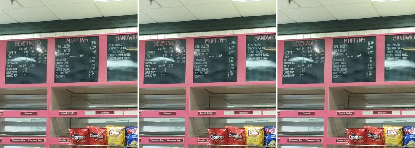 Hollywood Donuts Menu