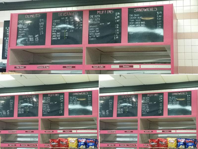 Hollywood Donuts Menu
