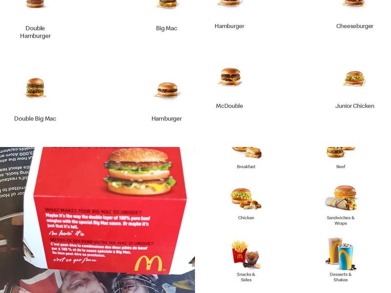 McDonald's Menu