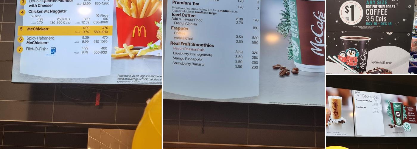 McDonald's Menu