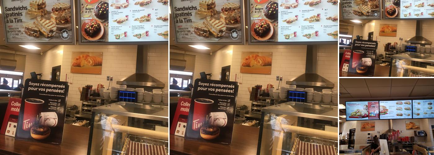 Tim Hortons Menu