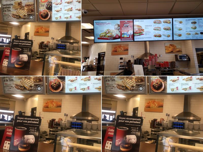 Tim Hortons Menu