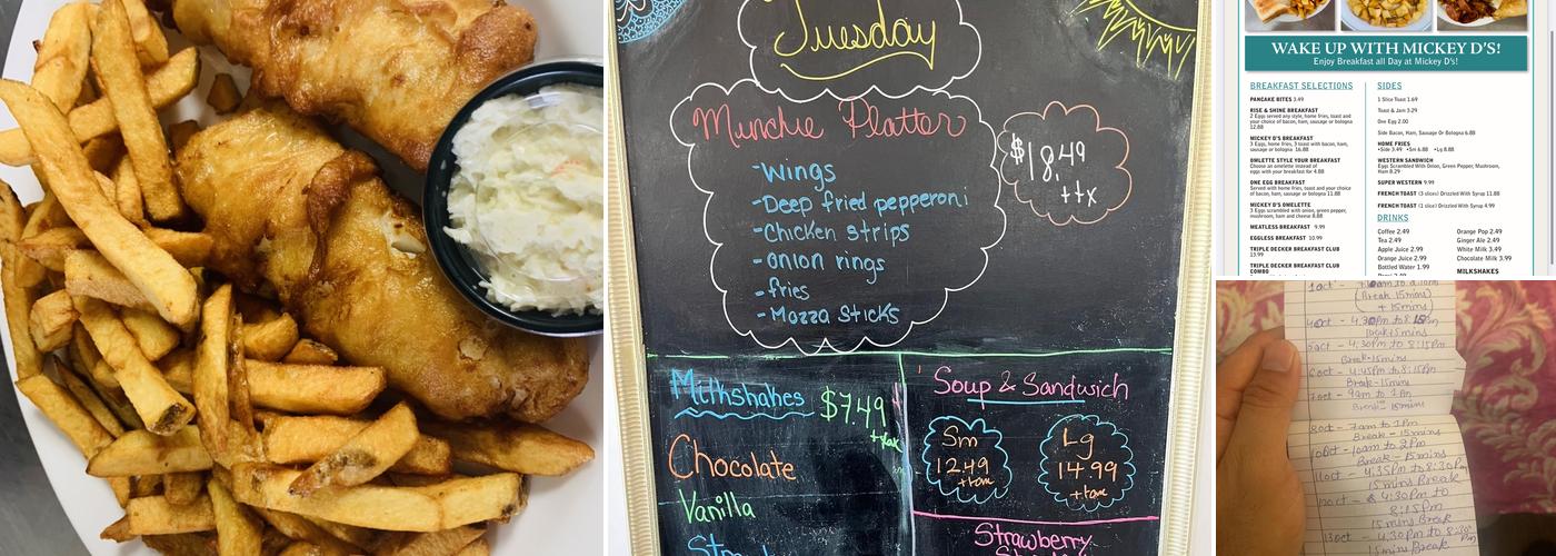 Mickey D's Menu
