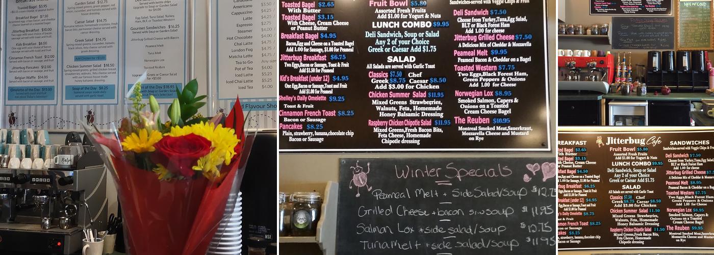 Jitterbug Cafe Menu