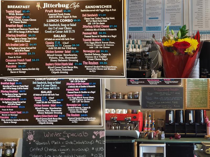 Jitterbug Cafe Menu