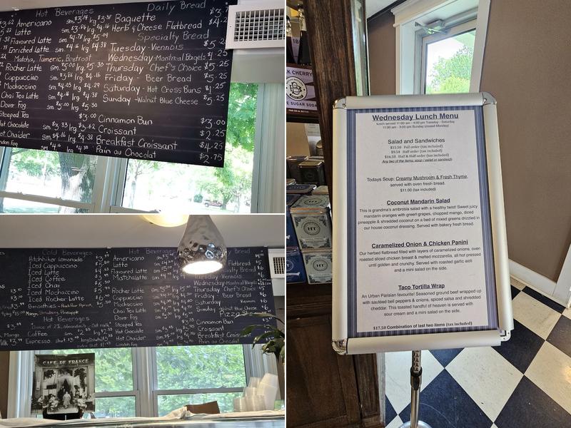 Urban Parisian Patisserie & Boulangerie Menu