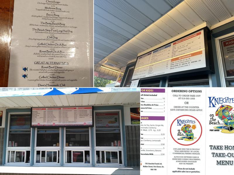 Knechtel's on the Public Beach Menu