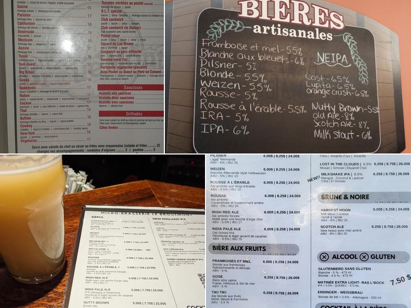 Brouemont - Microbrasserie & Restaurant Menu