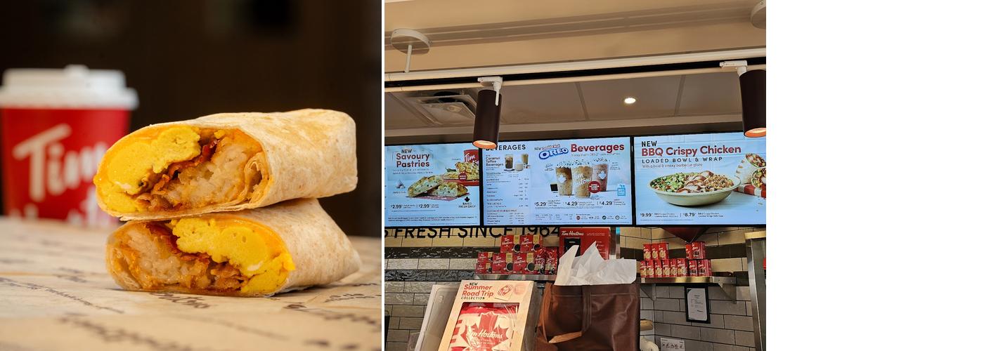 Tim Hortons Menu