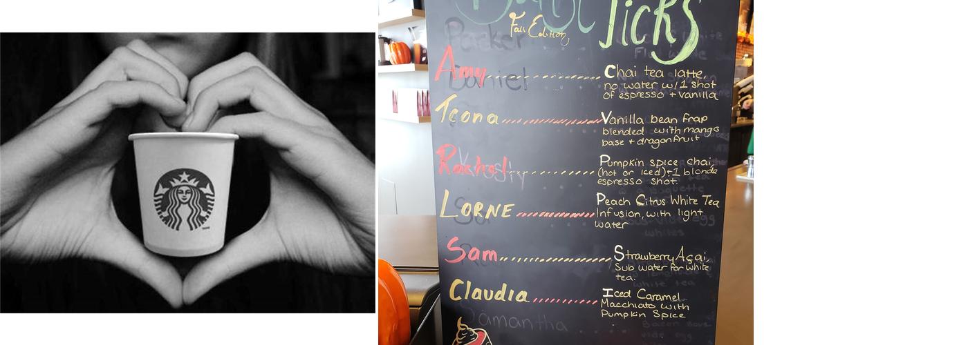 Starbucks Menu