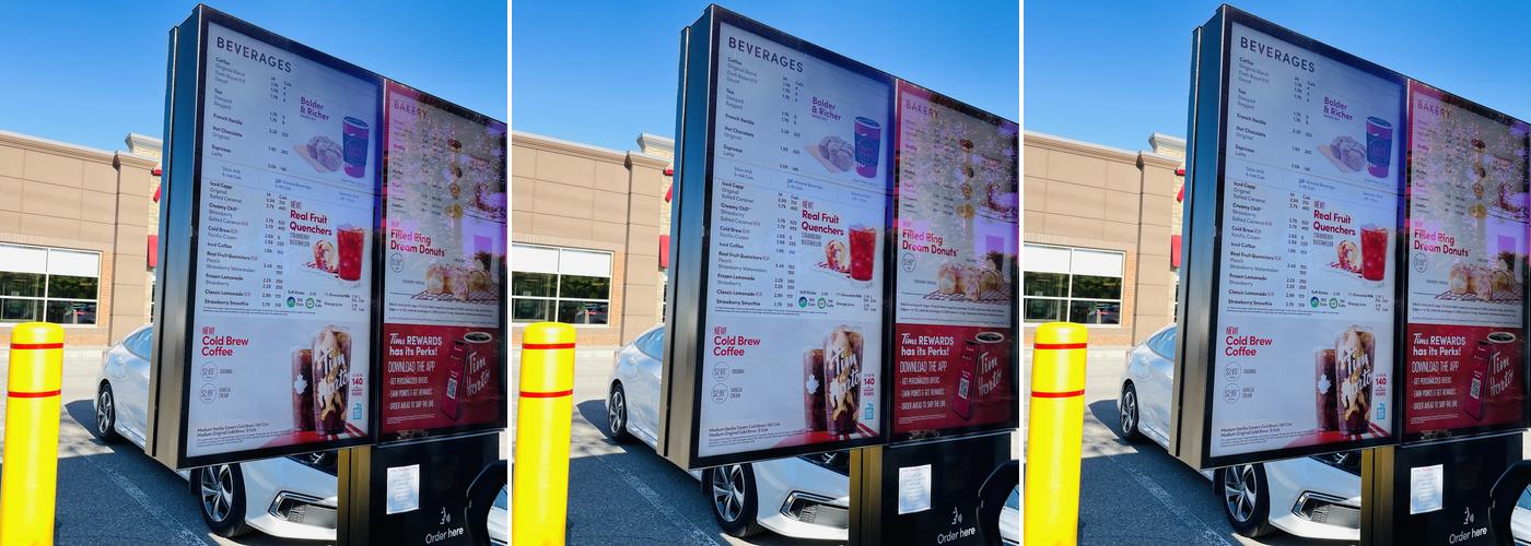 Tim Hortons Menu