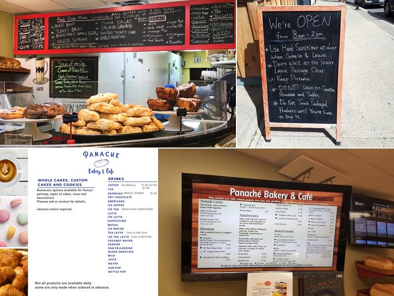Panache Bakery &Cafe Menu