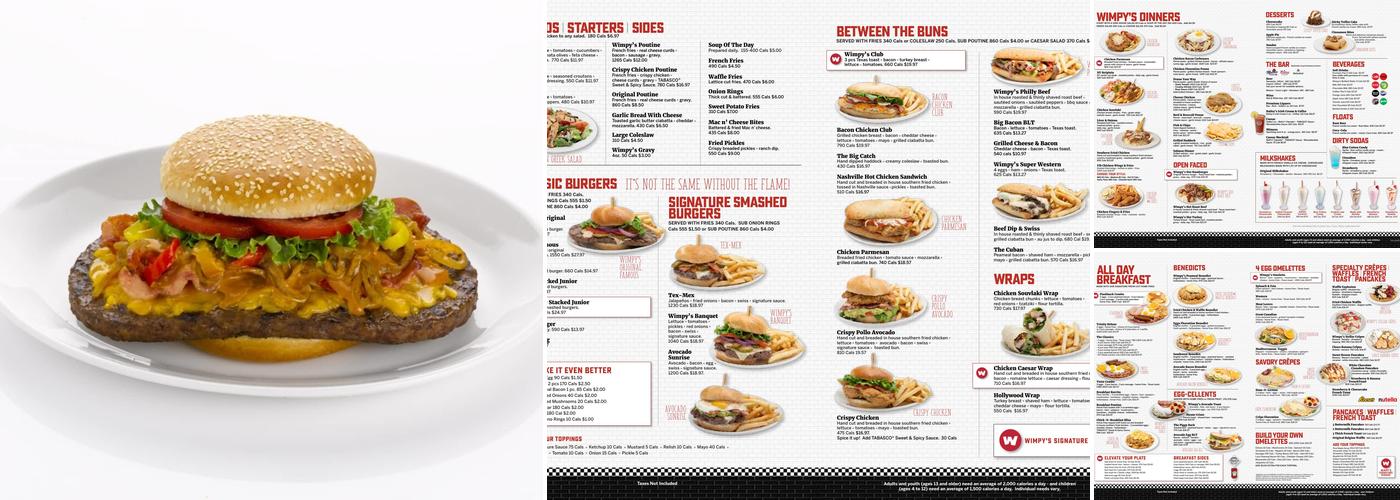 Wimpy's Diner Menu