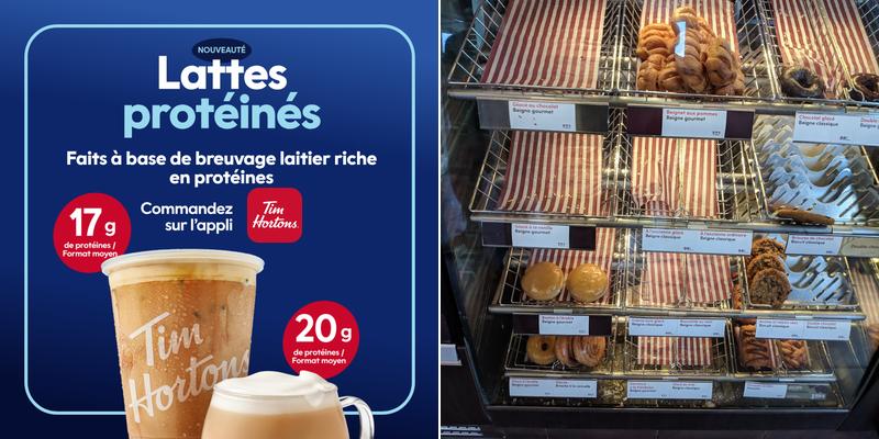 Tim Hortons Menu
