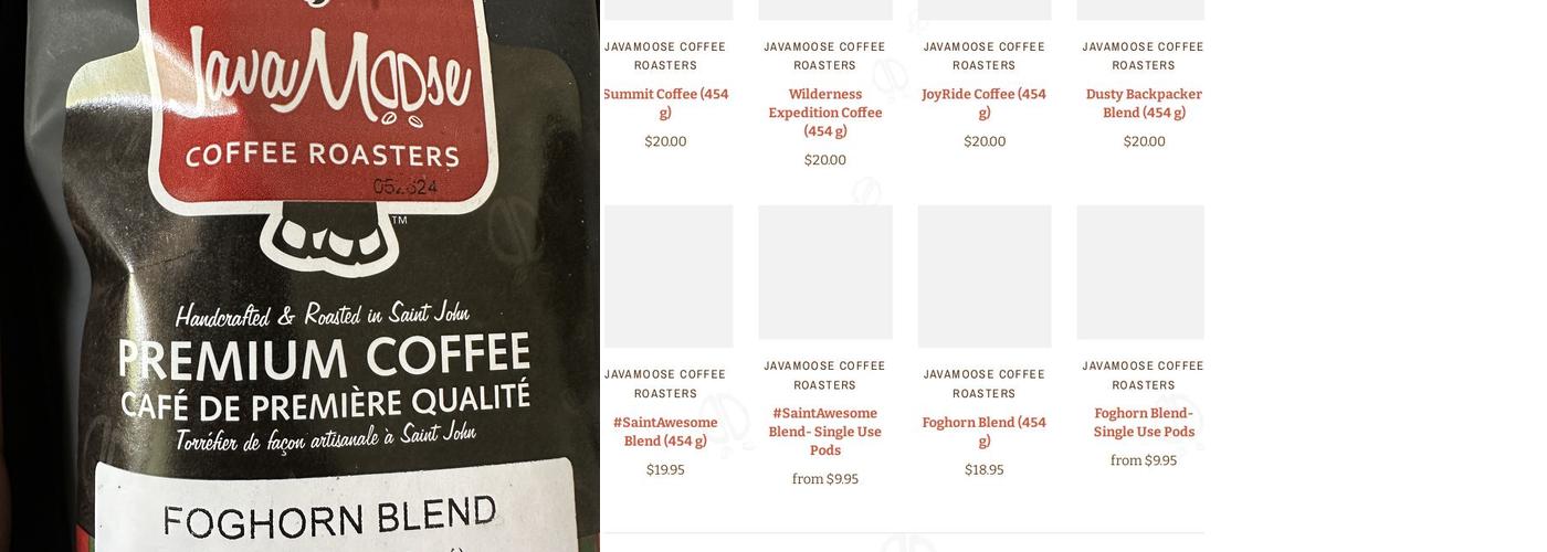 Java Moose Menu
