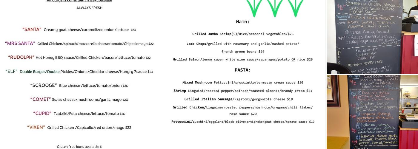 The Hungry 7 Menu