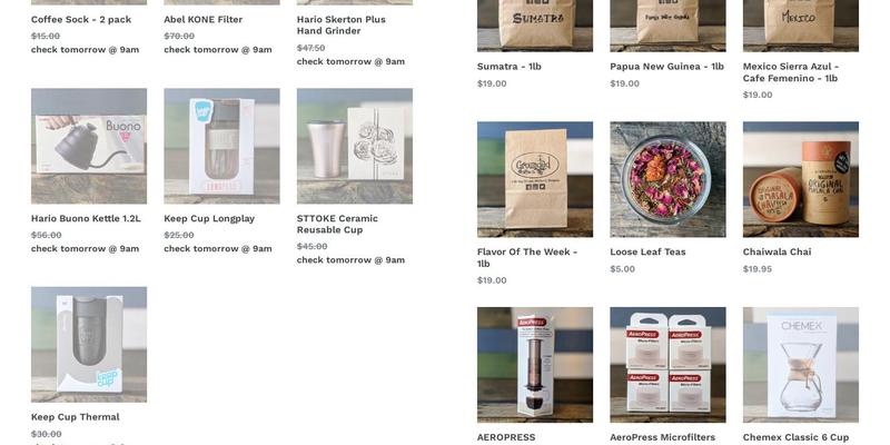 Grounded Coffee Company Menu