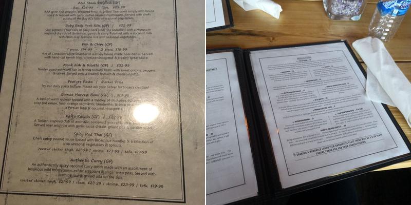 Creative Plate Eatery Menu