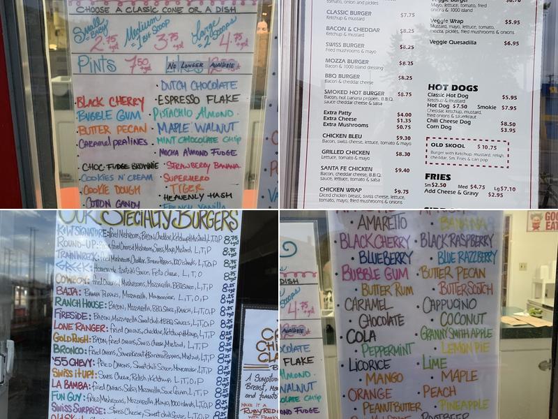 K&W Drive-In Menu